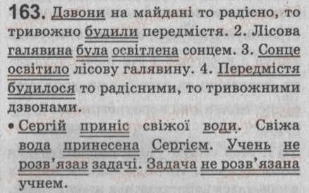 Завдання № 163 - § 14. Додаток — другорядний член речення - ГДЗ Українська мова 8 клас С.Я. Єрмоленко, В.Т. Сичова 2008