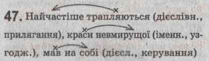 Завдання № 47 - § 4. Словосполучення. Будова і види словосполучень за способами вираження головного слова - ГДЗ Українська мова 8 клас С.Я. Єрмоленко, В.Т. Сичова 2008