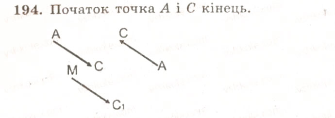 Завдання № 194 - ВАРІАНТ 1 - ГДЗ Геометрія 9 клас А.Г. Мерзляк, В.Б. Полонський, Ю.М. Рабінович, M.С. Якір 2010 - Збірник задач і контрольних робіт