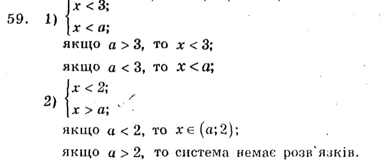Завдання № 59 - Варіант 1 - ГДЗ Алгебра 9 клас А.Г. Мерзляк, В.Б. Полонський, Ю.М. Рабінович, M.С. Якір 2010 - Збірник задач і контрольних робіт