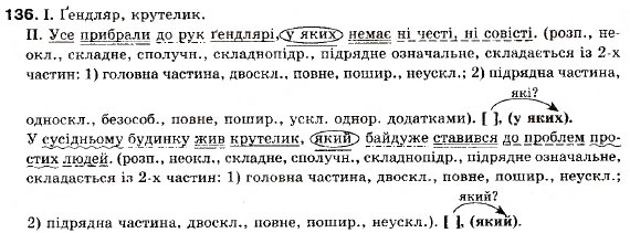Завдання № 136 - § 12. Складнопідрядне речення з підрядною означальною частиною - ГДЗ Українська мова 9 клас М.І. Пентилюк, І.В. Гайдаєнко, А.І. Ляшкевич, С.А. Омельчук 2009