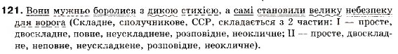 Завдання № 121 - § 11. Складносурядне речення і синонімічні конструкції - ГДЗ Українська мова 9 клас С.Я. Єрмоленко, В.Т. Сичова 2009