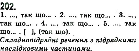 Завдання № 202 - СКЛАДНОПІДРЯДНЕ ТА БЕЗСПОЛУЧНИКОВЕ СКЛАДНЕ РЕЧЕННЯ - ГДЗ Українська мова 9 клас Н.В. Бондаренко, А.В. Ярмолюк 2009