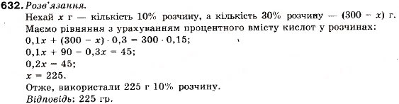 Завдання № 632 - Запитання і вправи для повторення § 3 - ГДЗ Алгебра 9 клас В.Р. Кравчук, Г.М. Янченко, М.В. Підручна 2009