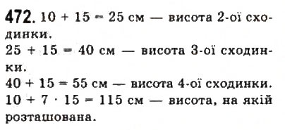 Завдання № 472 - § 10. Арифметична прогресія - ГДЗ Алгебра 9 клас Ю.І. Мальований, Г.М. Литвиненко, Г.М. Возняк 2009
