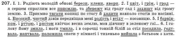 Завдання № 207 - § 20. Однорідні члени речення. Речення з кількома рядами однорідних членів - ГДЗ Українська мова 8 клас М.І. Пентилюк, І.В. Гайдаєнко, А.І. Ляшкевич, С.А. Омельчук 2008