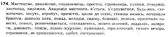 Завдання № 174 - § 15. Складнопідрядні речення з підрядними обставинними. Підрядні речення місця, часу - ГДЗ Українська мова 9 клас С.Я. Єрмоленко, В.Т. Сичова 2009