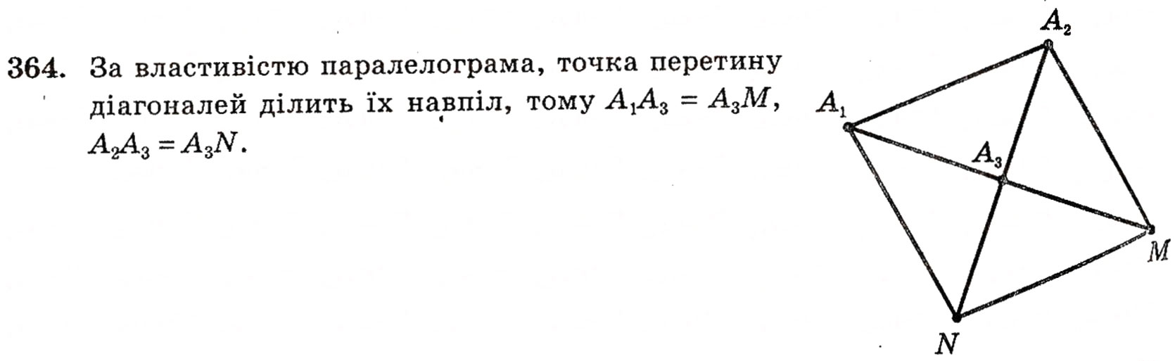 Завдання № 364 - § 10. Зображення фігур у стереометрії - ГДЗ Геометрія 10 клас Г.П. Бевз, В.Г. Бевз, Н.Г. Владимирова 2010 - Профільний рівень