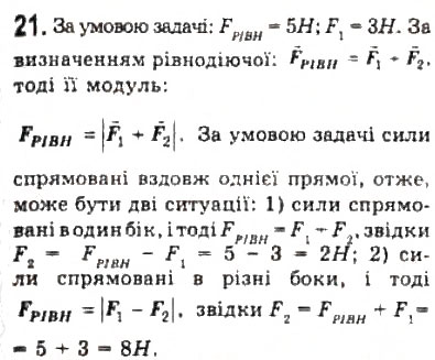 Завдання № 21 - § 7. Взаємодії та сили - ГДЗ Фізика 10 клас Л.Е. Генденштейн, І.Ю. Ненашев 2010 - Рівень стандарту