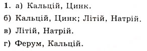 Завдання № 1 - § 16. Загальна характеристика металічних елементів та утворених ними простих речовин - ГДЗ Хімія 10 клас О.Г. Ярошенко 2010