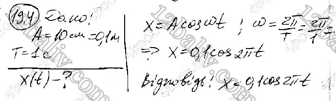 Завдання № 4 - § 19. Види механічних коливань - ГДЗ Фізика 10 клас В. Г. Бар’яхтар,  С. О. Довгий,  Ф. Я. Божинова 2018 - Рівень стандарту