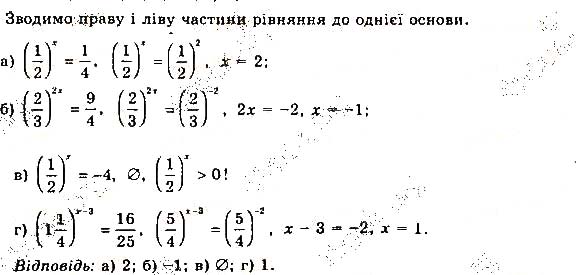 Завдання № 54 - § 2. Показникові рівняння та нерівності - Розділ 1. Показникові та логарифмічні функції - ГДЗ Математика 11 клас Г. П. Бевз, В. Г. Бевз 2019 