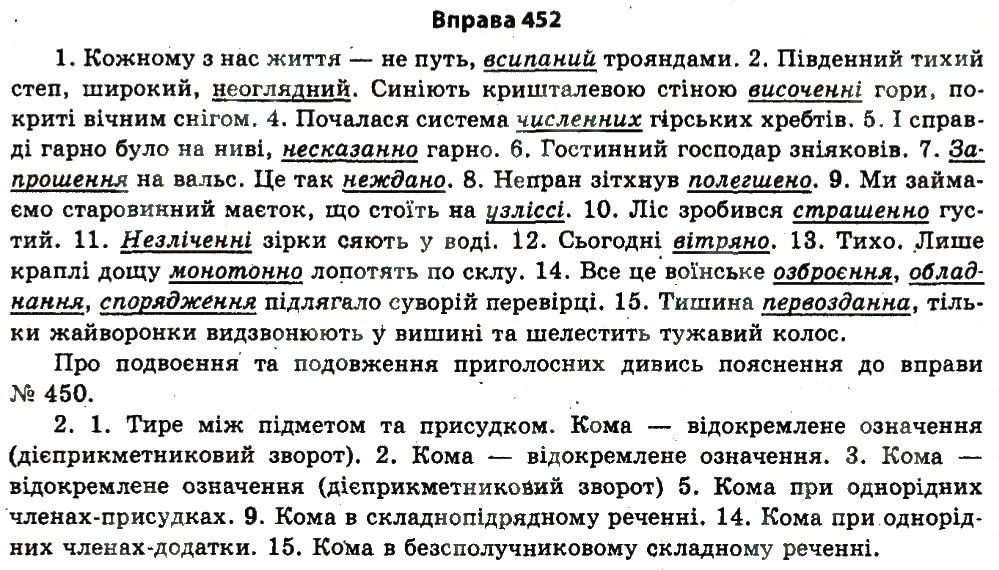 Завдання № 452 - § 24. Будова слова. Словотвір - ГДЗ Українська мова 11 клас Н.В. Бондаренко 2011