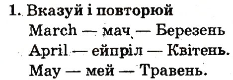 Завдання № 1 - Lesson 6 - ГДЗ Англійська мова 2 клас О.Д. Карп’юк 2012