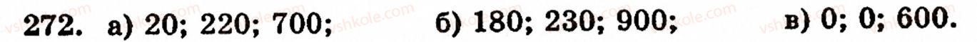 Завдання № 272 - § 2. Множення і ділення - ГДЗ Математика 5 клас Г.М. Янченко, В.Р. Кравчук 2010