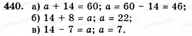 Завдання № 440 - § 2. Множення і ділення - ГДЗ Математика 5 клас Г.М. Янченко, В.Р. Кравчук 2010