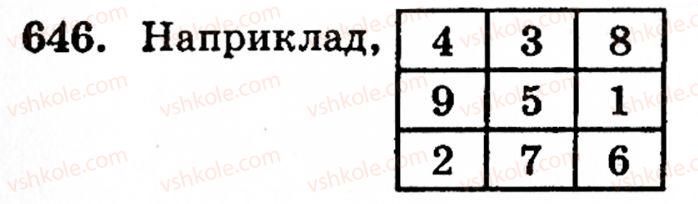 Завдання № 646 - § 3. Геометричні фігури та величини - ГДЗ Математика 5 клас Г.М. Янченко, В.Р. Кравчук 2010