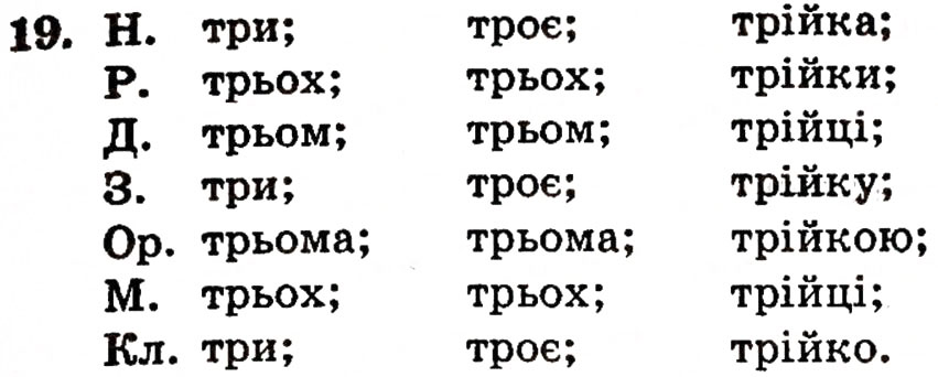 Завдання № 19 - § 1. Натуральні числа і цифри - ГДЗ Математика 5 клас Г.П. Бевз, В.Г. Бевз 2005
