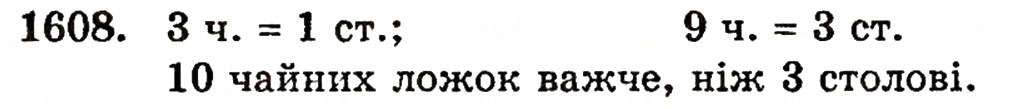 Завдання № 1608 - § 35. Дріб від числа - ГДЗ Математика 5 клас Г.П. Бевз, В.Г. Бевз 2005