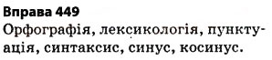 Завдання № 449 - § 32. Написання слів іншомовного походження - ГДЗ Українська мова 5 клас О.П. Глазова 2013
