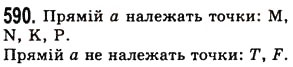 Завдання № 590 - § 17. Промінь, пряма, площина - ГДЗ Математика 5 клас О.С. Істер 2013