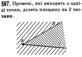 Завдання № 597 - § 17. Промінь, пряма, площина - ГДЗ Математика 5 клас О.С. Істер 2013