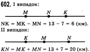 Завдання № 602 - § 17. Промінь, пряма, площина - ГДЗ Математика 5 клас О.С. Істер 2013