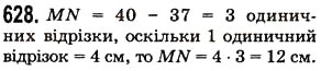 Завдання № 628 - § 18. Координатний промінь. Шкала - ГДЗ Математика 5 клас О.С. Істер 2013