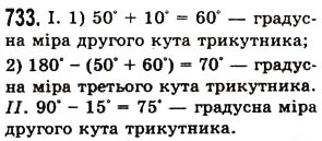 Завдання № 733 - § 21. Многокутник та його периметр. Трикутник. Види трикутників - ГДЗ Математика 5 клас О.С. Істер 2013