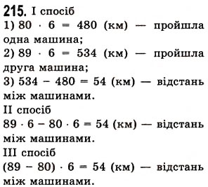 Завдання № 215 - § 5. Множення натуральних чисел - ГДЗ Математика 5 клас О.С. Істер 2013