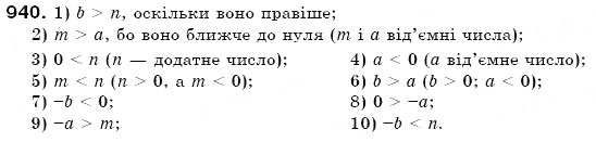 Завдання № 940 - 32. Порівняння чисел - ГДЗ Математика 6 клас А.Г. Мерзляк, В.Б. Полонський, М.С. Якір 2006