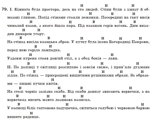 Завдання № 79 - § 5. Групи слів за походженням: власне українські та запозичені слова - ГДЗ Українська мова 6 клас О.П. Глазова, Ю.Б. Кузнецов 2006