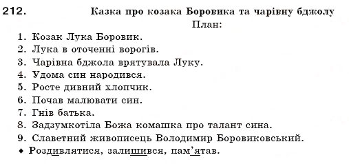 Завдання № 212 - § 13. Складні слова - ГДЗ Українська мова 6 клас О.П. Глазова, Ю.Б. Кузнецов 2006