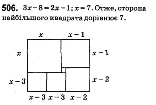 Завдання № 506 - § 3. Паралельні прямі. Сума кутів трикутника - ГДЗ Геометрія 7 клас А.Г. Мерзляк, В.Б. Полонський, М.С. Якір 2015