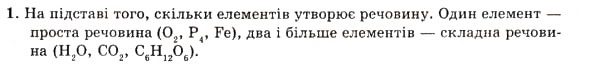 Завдання № 1 - § 7. Прості й складні речовини. Хімічні формули - ГДЗ Хімія 7 клас Н.М. Буринська 2007
