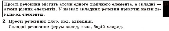 Завдання № 2 - § 7. Прості й складні речовини. Хімічні формули - ГДЗ Хімія 7 клас Н.М. Буринська 2007
