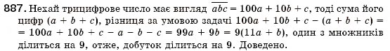 Завдання № 887 - § 23. Графік функції. Графічний спосіб задания функції (Уроки 60, 61) - ГДЗ Алгебра 7 клас О.С. Істер 2007