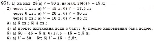 Завдання № 951 - Вправи для повторення розділу 3 - ГДЗ Алгебра 7 клас О.С. Істер 2007