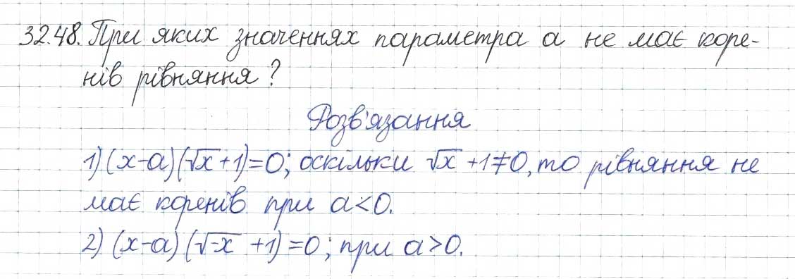 Завдання № 48 - 32. Квадратні корені - ГДЗ Алгебра 8 клас А.Г. Мерзляк, В.Б. Полонський, M.С. Якір 2016 - Поглиблений рівень вивчення