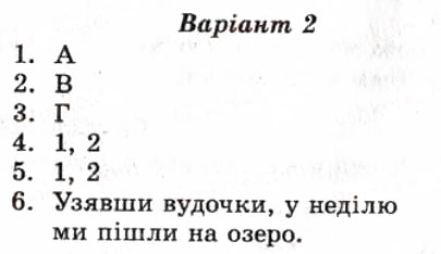 Завдання № СР12 - Самостійні роботи - ГДЗ Українська мова 8 клас А.С. Марченко, Ю.В. Пастухова, В.В. Уліщенко 2010 - Тест-контроль