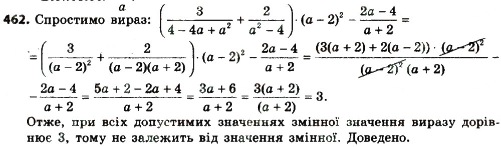 Завдання № 462 - § 2. Квадратні корені. Дійсні числа - ГДЗ Алгебра 8 клас А.Г. Мерзляк, В.Б. Полонський, M.С. Якір 2016