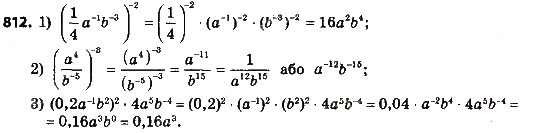 Завдання № 812 - § 3. Квадратні рівняння - ГДЗ Алгебра 8 клас А.Г. Мерзляк, В.Б. Полонський, M.С. Якір 2016