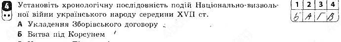 Завдання № 4 - Варіант 2 - ГДЗ Історія України 8 клас О.Є. Святокум 2016 - Зошит для контролю знань