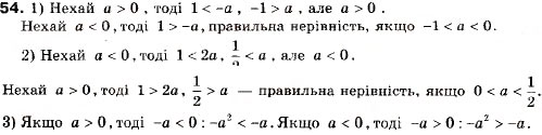 Завдання № 54 - 2. Основні властивості числових нерівностей - ГДЗ Алгебра 9 клас А.Г. Мерзляк, В.Б. Полонський, М.С. Якір 2009