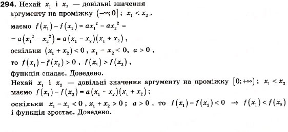Завдання № 294 - 9. Як побудувати графік функції y = kf (x) , якщо відомо графік функції y = f (x) - ГДЗ Алгебра 9 клас А.Г. Мерзляк, В.Б. Полонський, М.С. Якір 2009