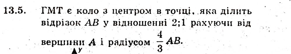 Завдання № 5 - 13. Метод координат - ГДЗ Геометрія 9 клас А.Г. Мерзляк, В.Б. Полонський, M.С. Якір 2009 - Поглиблений рівень вивчення