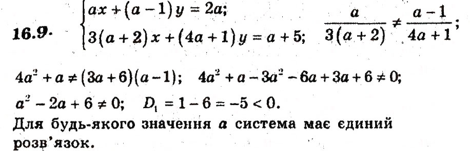 Завдання № 9 - 16. Графічні методи розв'язування системи рівнянь - ГДЗ Алгебра 9 клас А.Г. Мерзляк, В.Б. Полонський, М.С. Якір 2009 - Поглиблений рівень вивчення