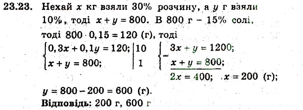 Завдання № 23 - 23. Відсоткові розрахунки - ГДЗ Алгебра 9 клас А.Г. Мерзляк, В.Б. Полонський, М.С. Якір 2009 - Поглиблений рівень вивчення