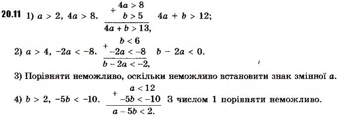 Завдання № 11 - 20. Вправи для повторення курсу алгебри 9 класу - ГДЗ Алгебра 9 клас А.Г. Мерзляк, В.Б. Полонський, М.С. Якір 2017