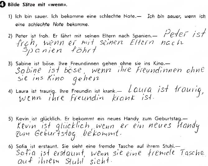 Завдання № ст6вп4 - Lektion 1. Meine Familie, meine Freunde und ich - ГДЗ Німецька мова 9 клас С.І. Сотникова, Г.В. Гоголєва 2017 - Робочий зошит